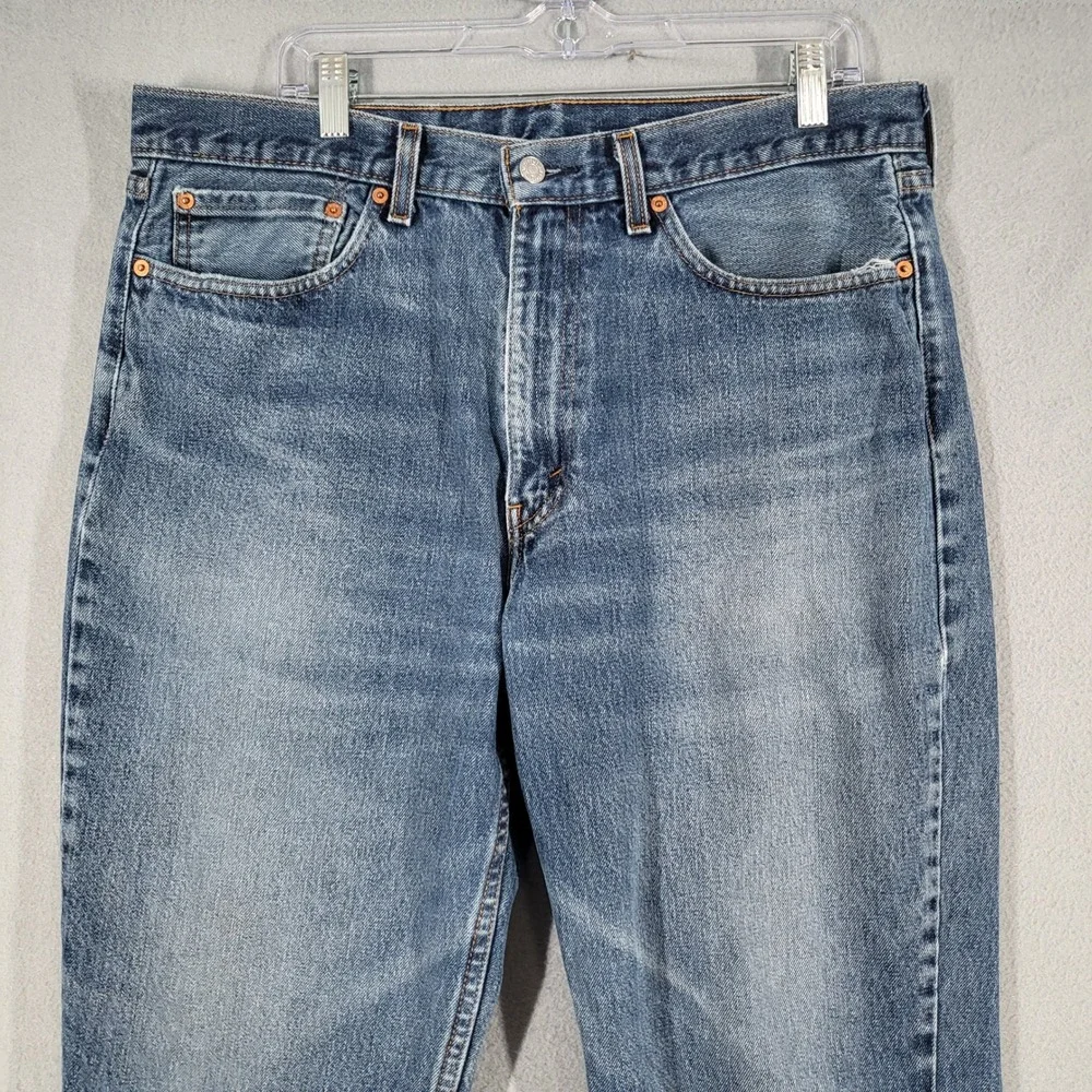 Levi's 550‎ Jeans Men's 36x30 Blue Denim Relaxed Fit Casual Everyday Wear